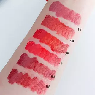 ซื้อ 1 แถม 1 ใหม่ล่าสุด ลิปกำมะหยี่ ลิปสติก ลิปกลอส แบบกันน้ำ ติดทนนาน มี 6 สี ลิปซอฟท์แมท สไตล์สาวเกาหลี