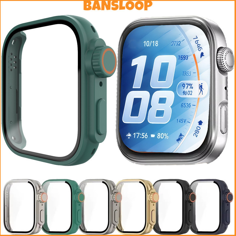 กรณีครอบคลุมคอมพิวเตอร์แข็ง for Huawei Watch Fit 4/4 Pro/3 กระจกนิรภัยป้องกันหน้าจอ Bumper Smartwatch for Huawei Fit 3