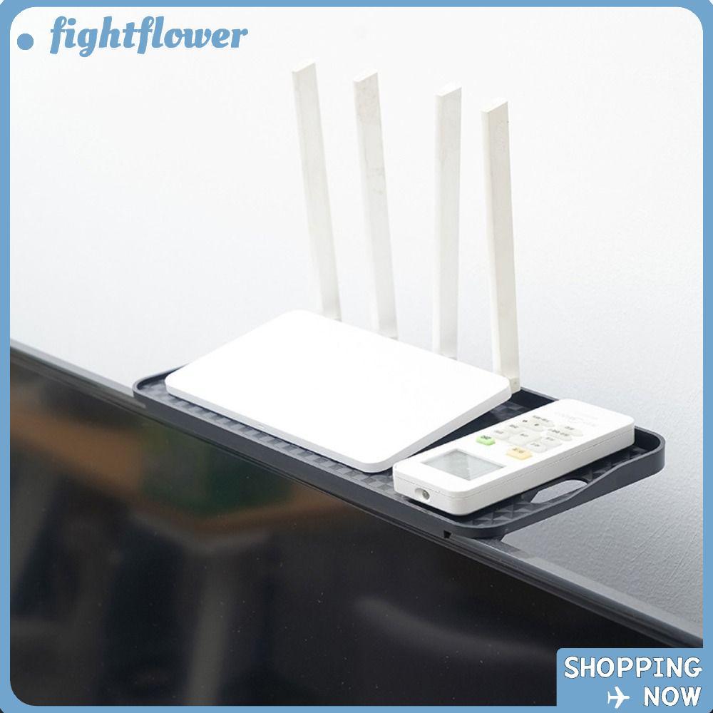 FIGHT TV Screen Top Shelf, Adjustable Storage Monitor Mounting Bracket, Home Desktop Organizer Compu
