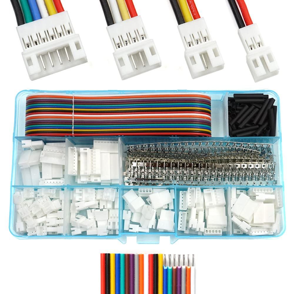 JST PH 2.0 Connectors Pin Header และสายริบบิ้นชุดสายไฟ 2.0 มม.Pitch JST PH - 2/3/4/5/6/7/8 ชาย Pin ห