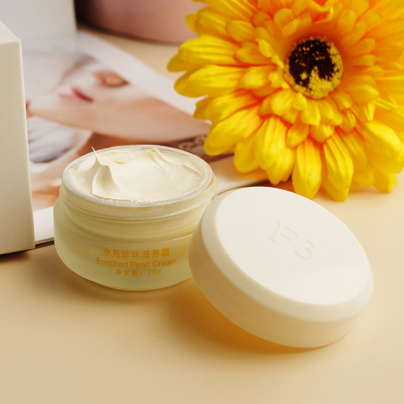 Yongfang F3 Pearl Nourishing Cream 20g ไวท์เทนนิ่งฝ้าฝ้าคอนซีลเลอร์ Brightening