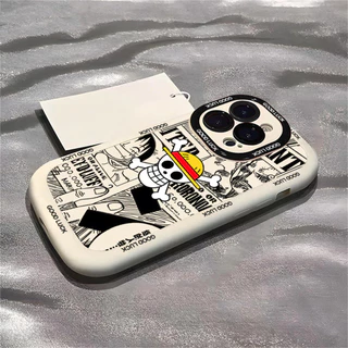 เคสไอโฟน 13 17 Air 11 สำหรับ IPhone 11 17 16 15 13 12 14 Pro Max XR Max เคส IPhone One Piece Skull PFK803A