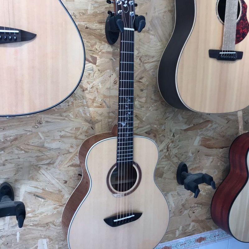 ไม้โกเฟอร์เกาหลี ไม้โกเฟอร์ ca80 กีต้าร์โปร่ง ขนาดเล็ก ไม้วีเนียร์ V