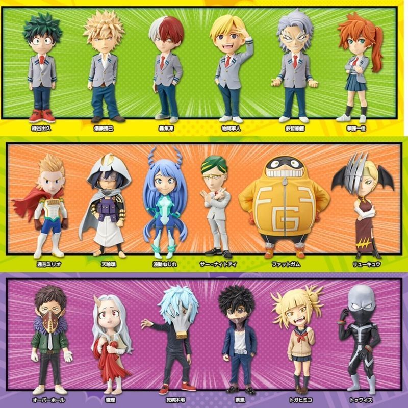 【พร้อมส่ง】my hero academia figure deku/todoroki/kacchan/shigaraki tomura/dabi/toga himiko