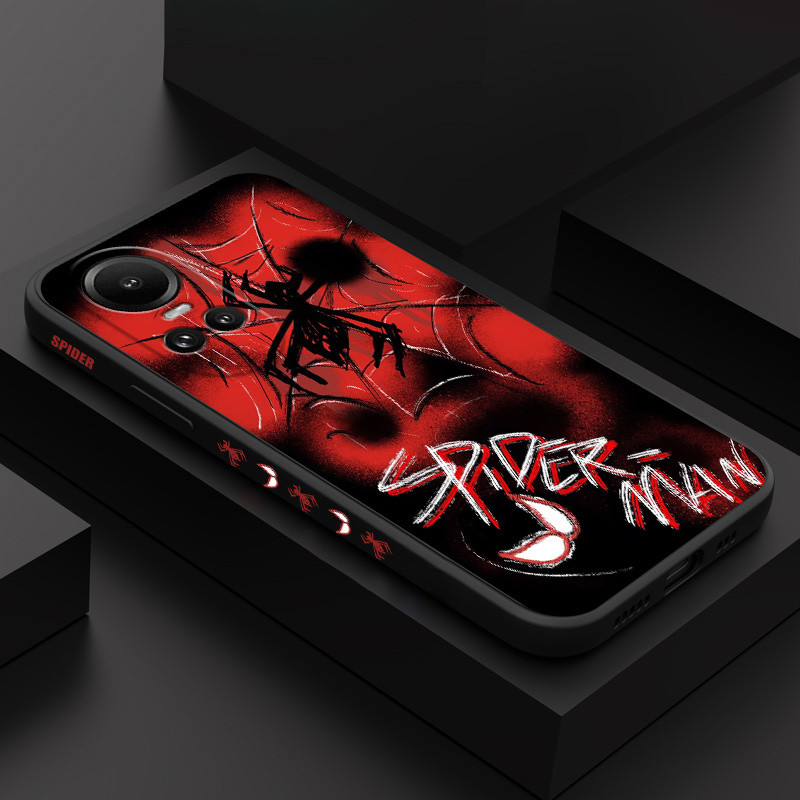 เคสโทรศัพท์สําหรับ OPPO Reno 10Pro 10 8Z 8 Pro 8T T Z 7Z 6 5 Pro Plus 5G 4G Scarlet Spider Creative 