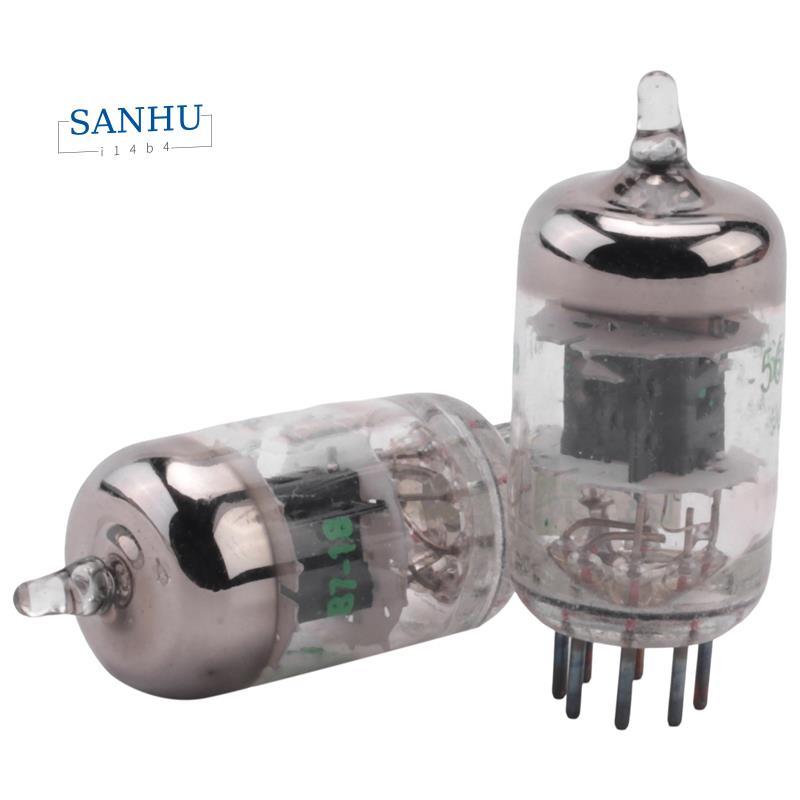 2PCS GE5654W GE5654 สูญญากาศวาล์วสูญญากาศอิเล็กทรอนิกส์หลอดอัพเกรดสําหรับ 6J1 6M1 6AK5 6J1P EF95 จับ