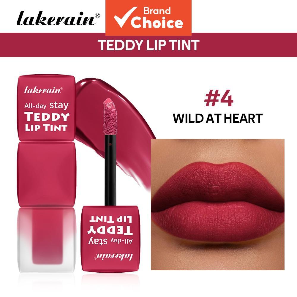 Lakerain Super Stay Teddy Lip Tint: กันน้ําและกันรอยเปื้อน 12 ชั่วโมง