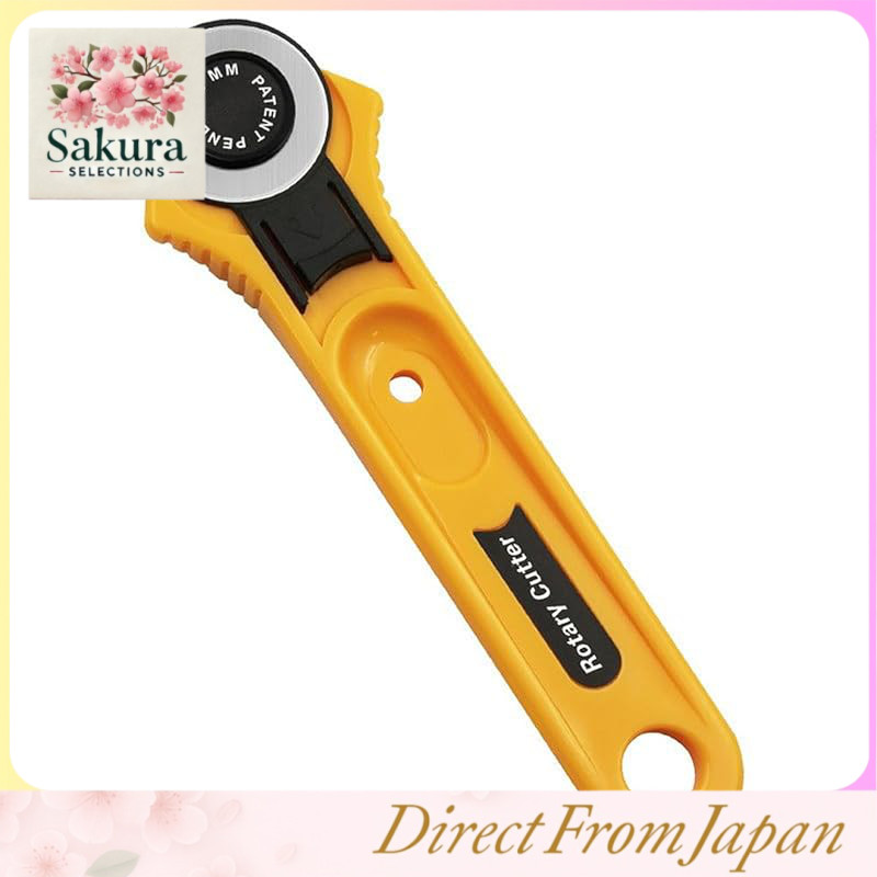 LOYELEY Fabric Cutter Rotary Cutter 28mm Rotating Round Blade Tailoring Cloth Fabric Paper Round Bla