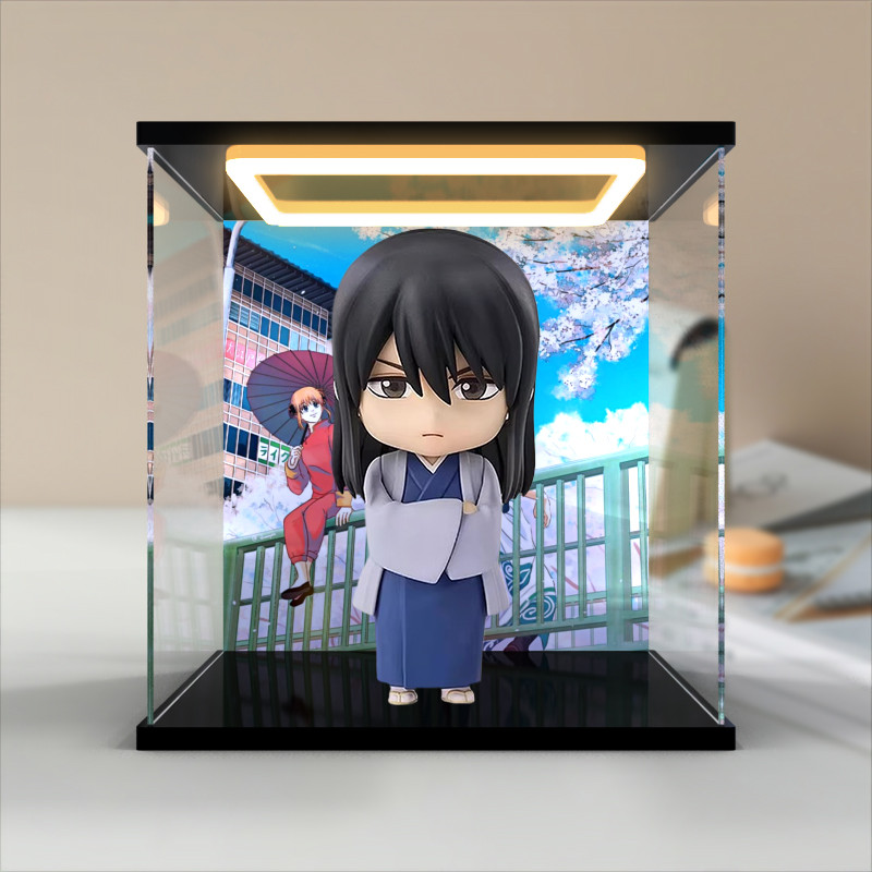 [ไม่รวมรุ่น] กล่องเก็บของอะคริลิคเหมาะสําหรับ GSAS Nendoroid 2695 Gintama Katsura Kotaro รุ่น Q สามา