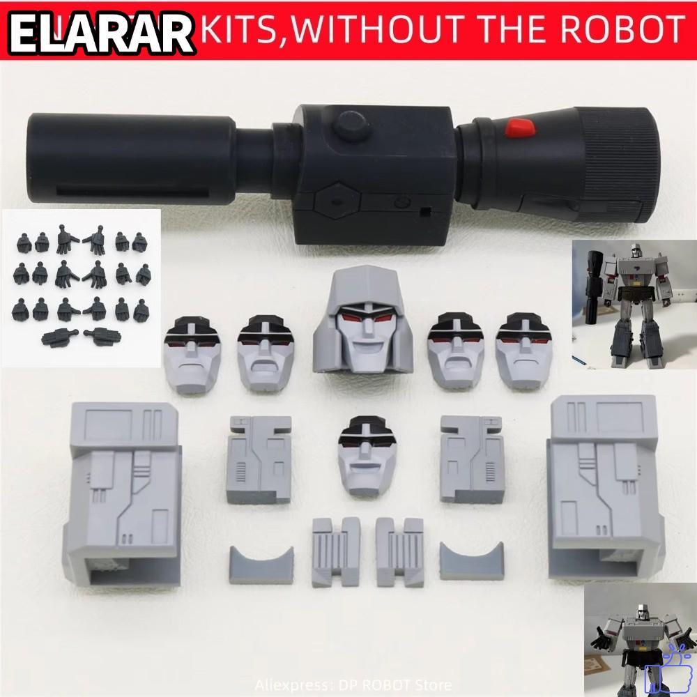 เอลรา‌R Megatron Bright Hand Accessories เกราะไหล่พิมพ์ลายเรซิ่นพร้อมหัวเปลี่ยนแบตเตอรี่สําหรับ SS86