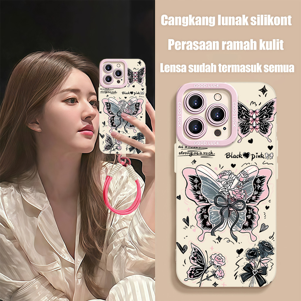 GANTUNGAN HP CaseเหมาะสําหรับiPhoneกรณีiPhone11 11pro 11promax iPhone 12 12pro 12Promaxโทรศัพท์มือถื