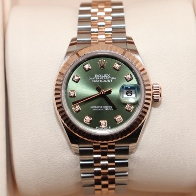 3Ro3lex Log พื้นผิวสีเขียวมะกอก 28 มม.279171-00072023ปียกชุด