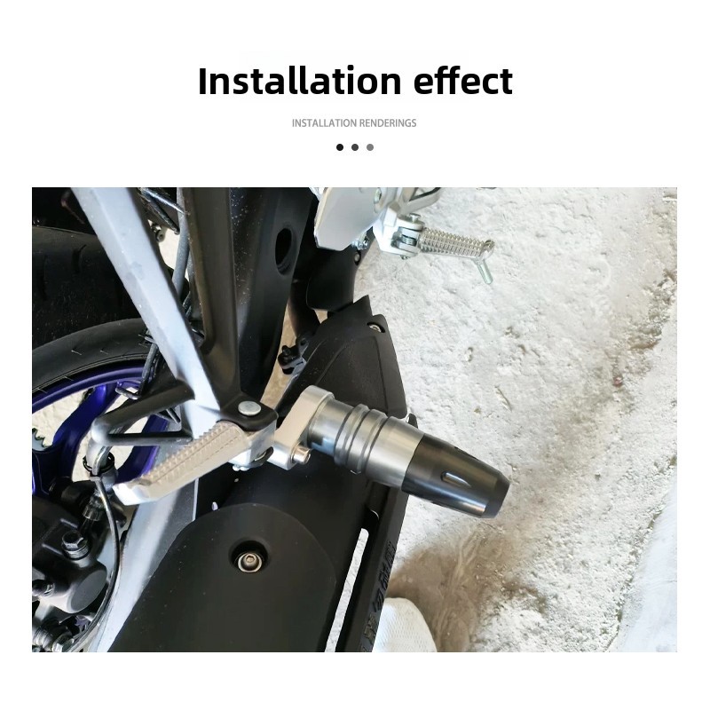 สําหรับ Yamaha YZF-R3 MT-03 R25 MT-25 2019-2023 Crash Bar กรอบ Slider เครื่องยนต์ Guard - รูปที่ 3