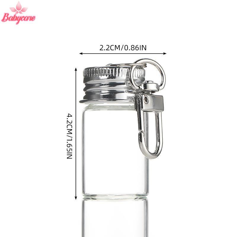 <BYCE-t> 1/3 ชิ้น Wishing ขวดพวงกุญแจขวดเปล่า DIY หัตถกรรมสําเร็จการศึกษางานแต่งงาน Decor ขวดแก้วโปร่งใส ราคา ถูกที่สุด ดีลบีเคเค แกลเลอรีภาพที่ 6