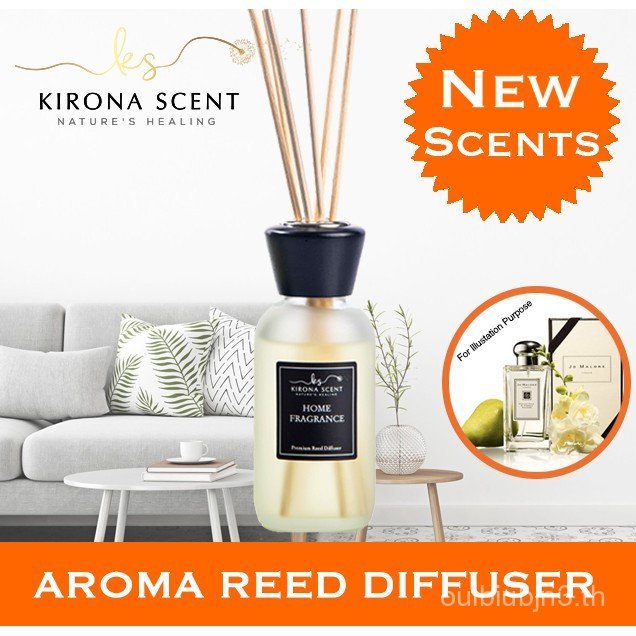 [Mega Sale] KIRONA 110ML ESSENTIAL OIL REED DIFFUSER★NEW FRAGRANCES★HOTEL & PERFUME FRAGRANCE★