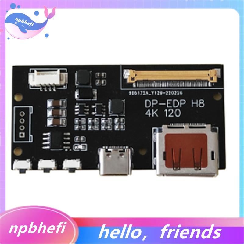 DP to EDP 4K 120HZ DIY4K Driver Board 4K 2K 1080 อะแดปเตอร์สําหรับจอแสดงผลแบบพกพา (A)