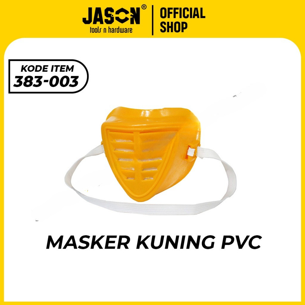 Jason - Dust FILTER สีเหลือง Pvc MASK FILTER