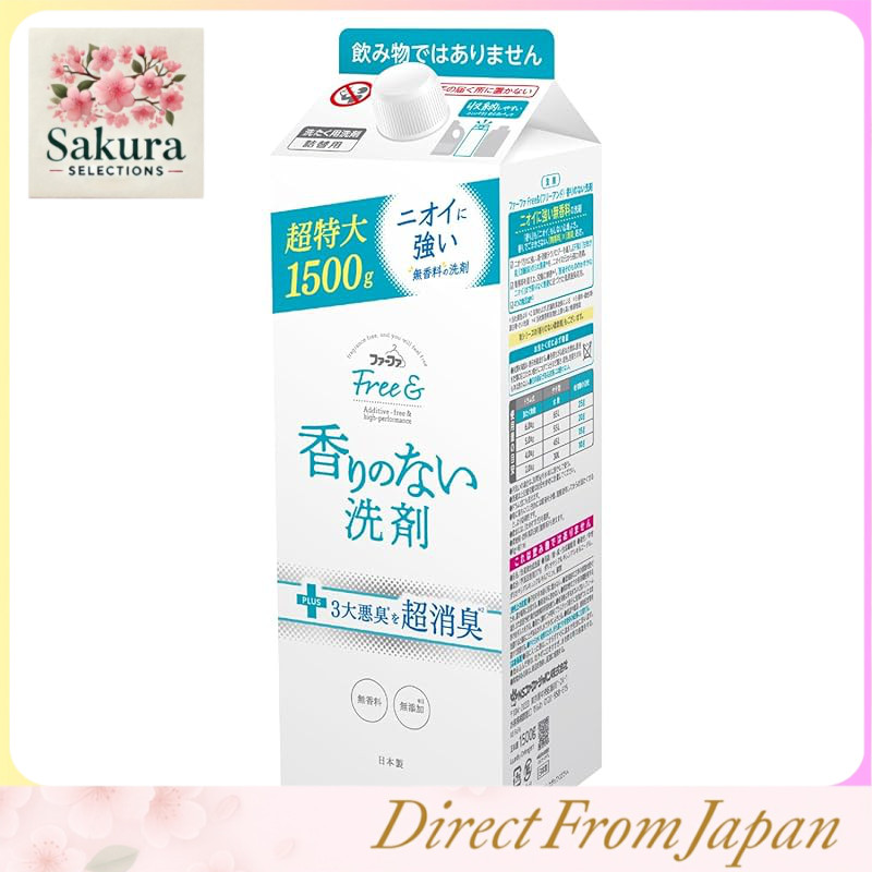 Fafa Free & Ultra Concentrated Unscented Liquid Detergent Refill