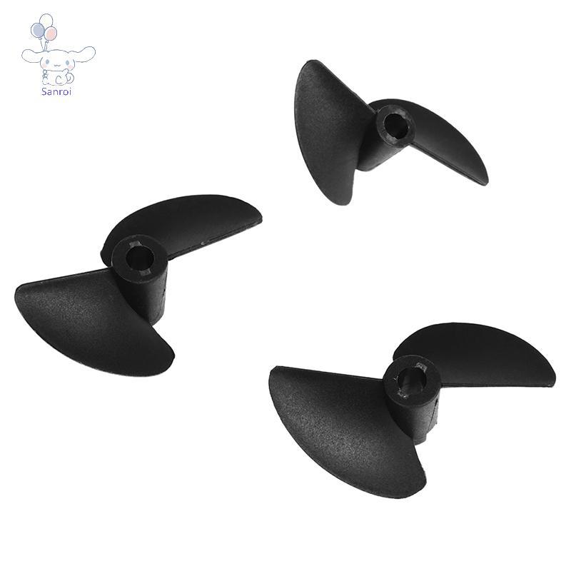 [San] RC Boat Model Two-des Propeller CW Nylon Paddle P40 Boat Shaft Propeller เส้นผ่านศูนย์กลาง 27/