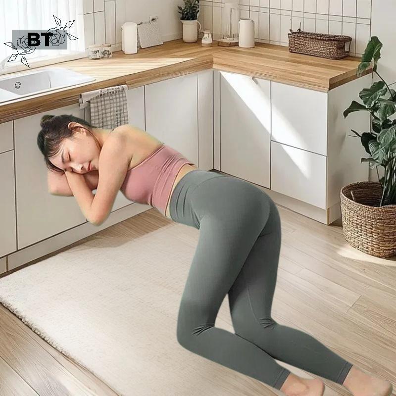 บาท เสื่อโยคะพับได้ เวลา หนา 4 มม. 183*61 ซม. จัดเก็บง่ายสําหรับการเดินทางโยคะพิลาทิสออกกําลังกายที่