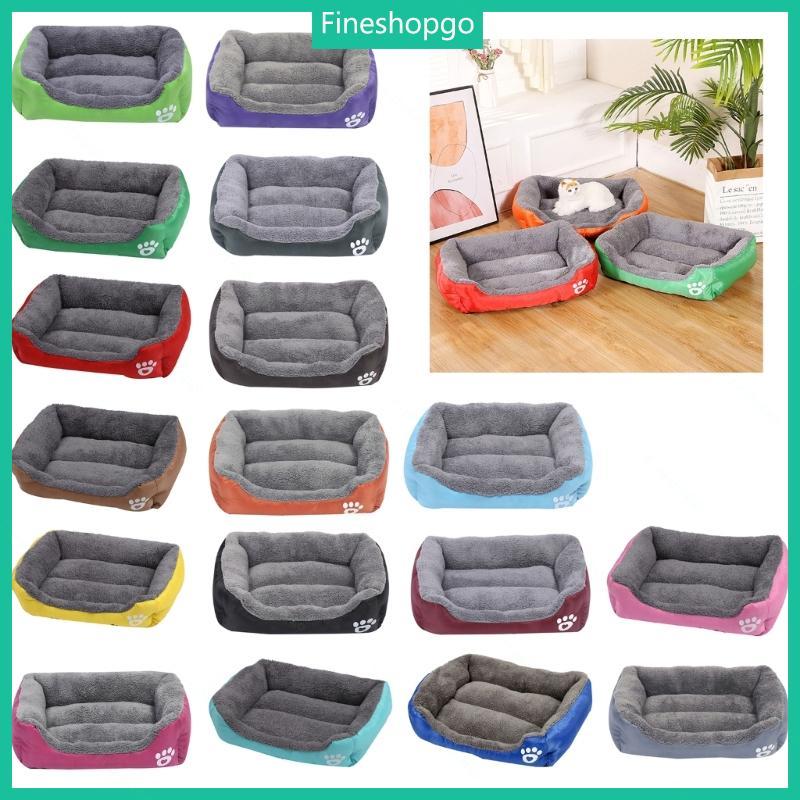 Fine Dog Puppy Bed Furry โซฟาเบาะหนาสําหรับสัตว์เลี้ยงขนาดเล็กขนาดกลางขนาดใหญ่