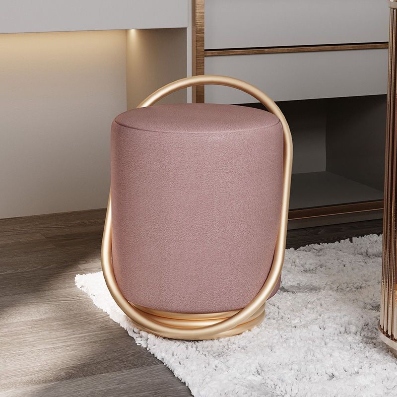 Light luxury small stool home low stool strong bedroom round stool sofa stool makeup stool chair cre