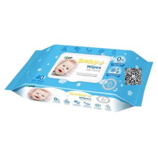 กระดาษเปียก ทิชชู่เปียกสําหรับเด็ก 1Packs(40/ 80pcs) baby wipes