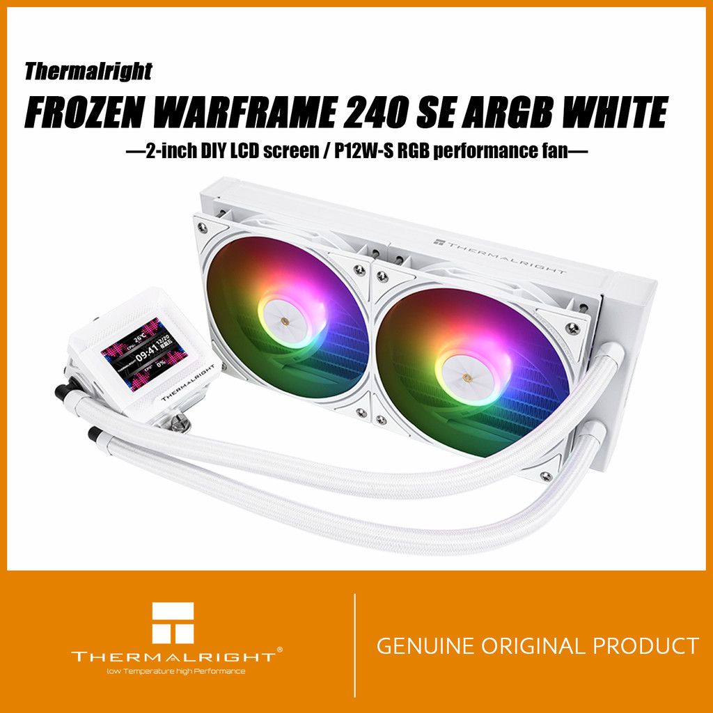 Thermalright FROZEN WARFRAME 240 SE ARGB WHITE CPU LIQUID COOLER FW240 SE ARGB WHITE