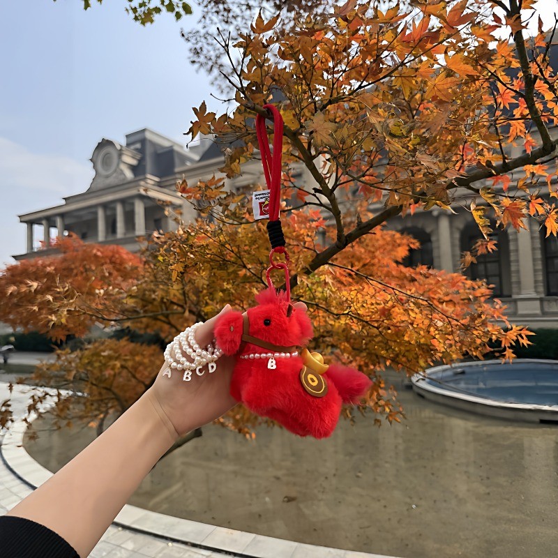 จี้โพนี่ปีใหม่ 2026 พวงกุญแจตุ๊กตามิ่งขวัญ - รูปที่ 6