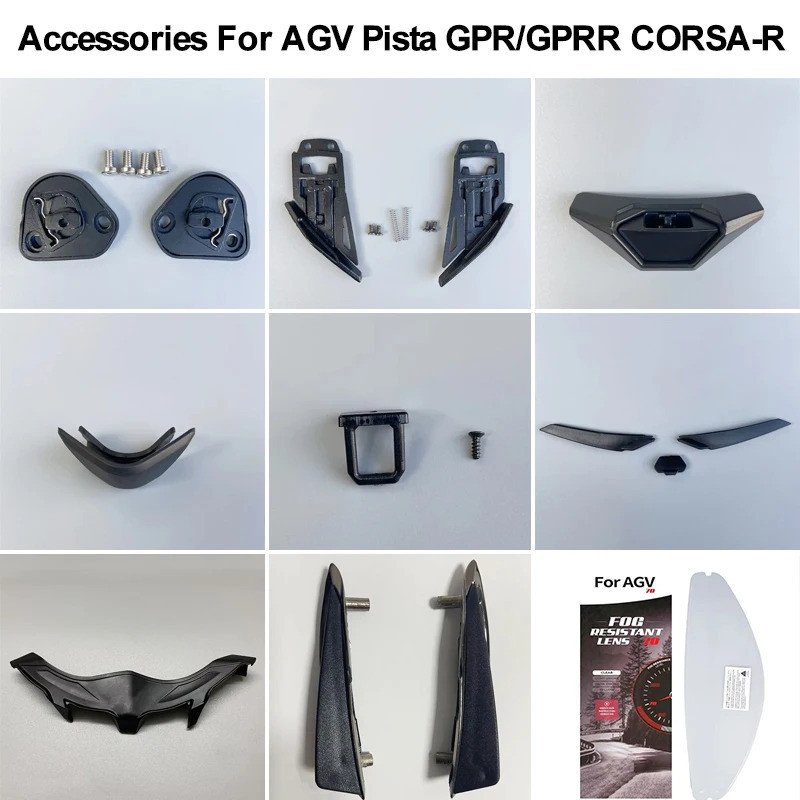 2025ใหม่Helmet Visor ฐานกลไก Visera ล็อคสําหรับ AGV PISTA GPR, PISTA GPRR, CORSA R Visira Capacete De Moto อุปกรณ์เสริมอะไหล่