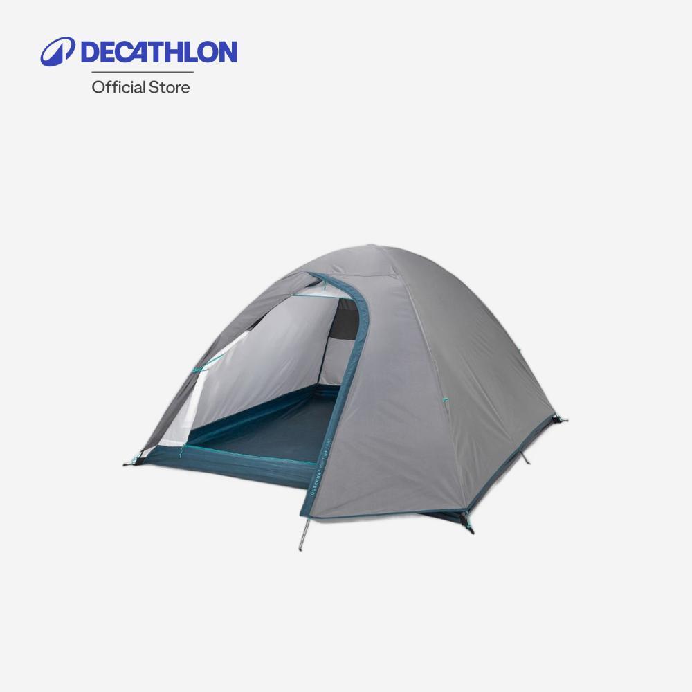 Decathlon Camping Tent Mh100 เต็นท์ตั้งแคมป์รุ่น Mh100 สำหรับ 3 คน - Grey