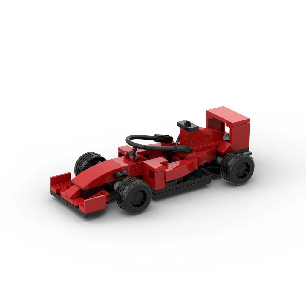 เข้ากันได้กับ Lego MOC-63054 Ferrari SF1000 โมเดลรถสูตรประกอบชุดตกแต่งชาย2512151511