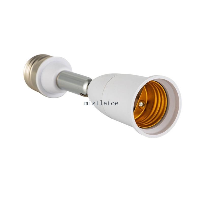 MIS ยืดหยุ่น E26 E27 หลอดไฟซ็อกเก็ตอะแดปเตอร์ 180 องศา Rotatable Light Fixture สําหรับ E27 LED หลอดไ