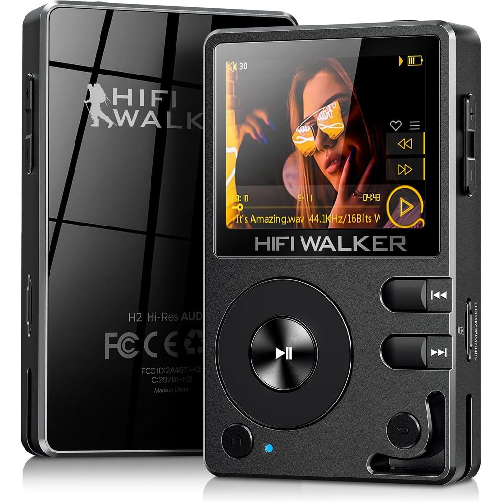 HIFI WALKER H2-128GB MP3 Player Bluetooth 5.2 Hi Res เครื่องเล่นเพลง Flac Digital DSD Lossless Audio