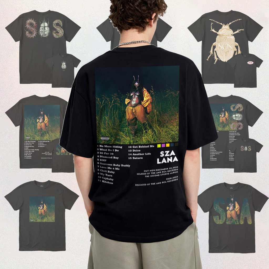 SZA SOS Deluxe Edition Album Latest Design Fashion Printed T-shirt Unisex