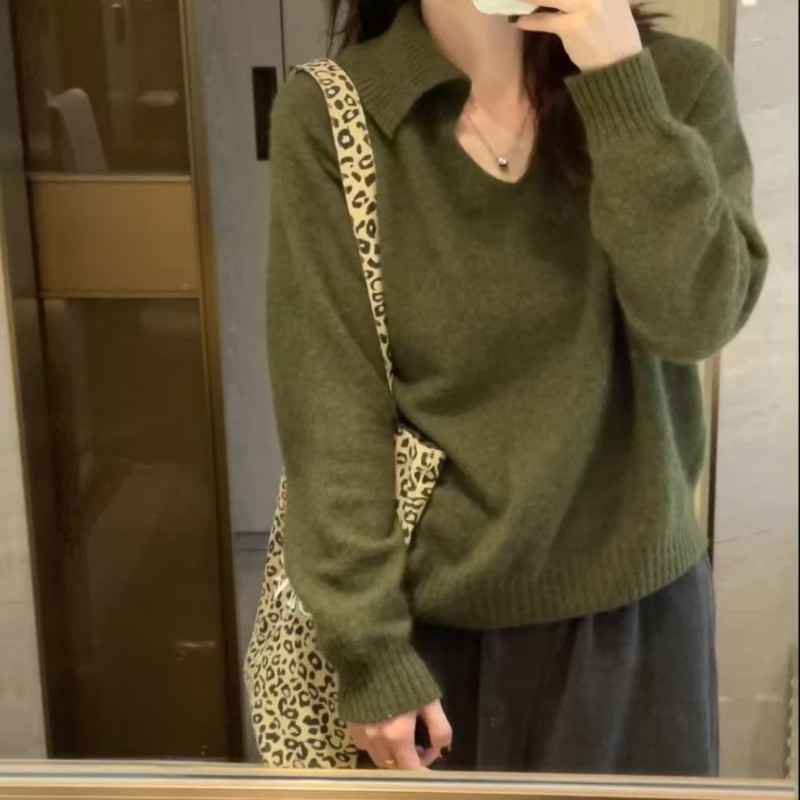 เสื้อสเวตเตอร์ถักคอเต่าแขนยาว สไตล์หรูหรา เหมาะสำหรับใส่ในหลากหลายโอกาส