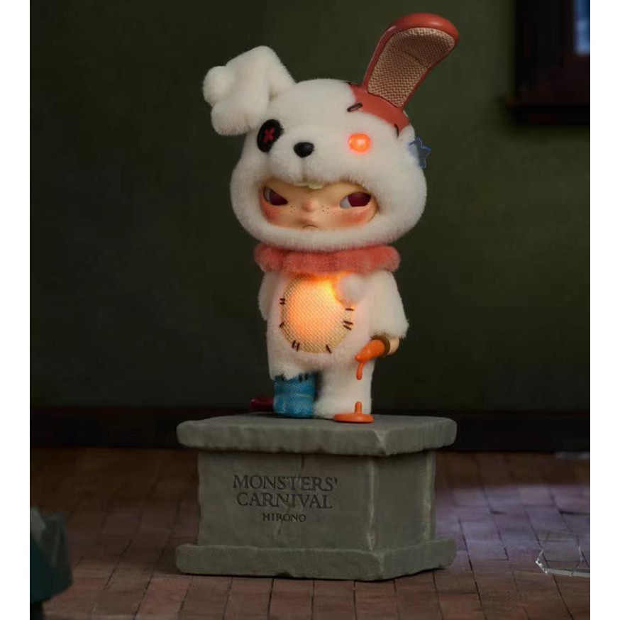 POPMART Hirono V10 Monsters Carnival Series ตุ๊กตาเครื่องประดับของเล่นของขวัญ