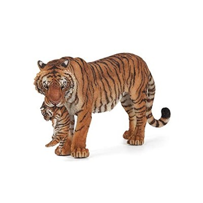 PAPO Wild Animal Kingdom 50118 Tigress with Cub Model Toy