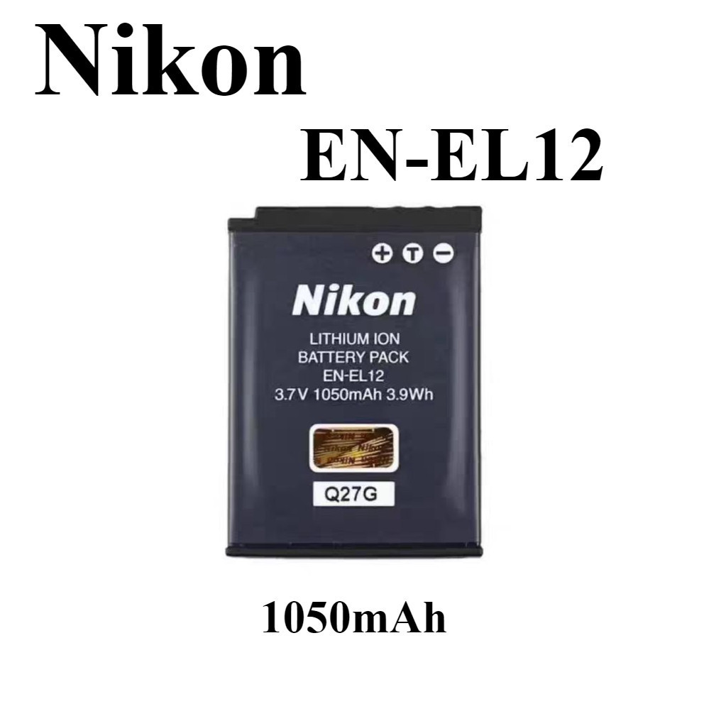 แบตเตอรี่กล้อง Nikon EN-EL12 ที่รองรับ S9200 S9300 S9400 S9500 S9600 P300 (ไม่มีกล่อง)