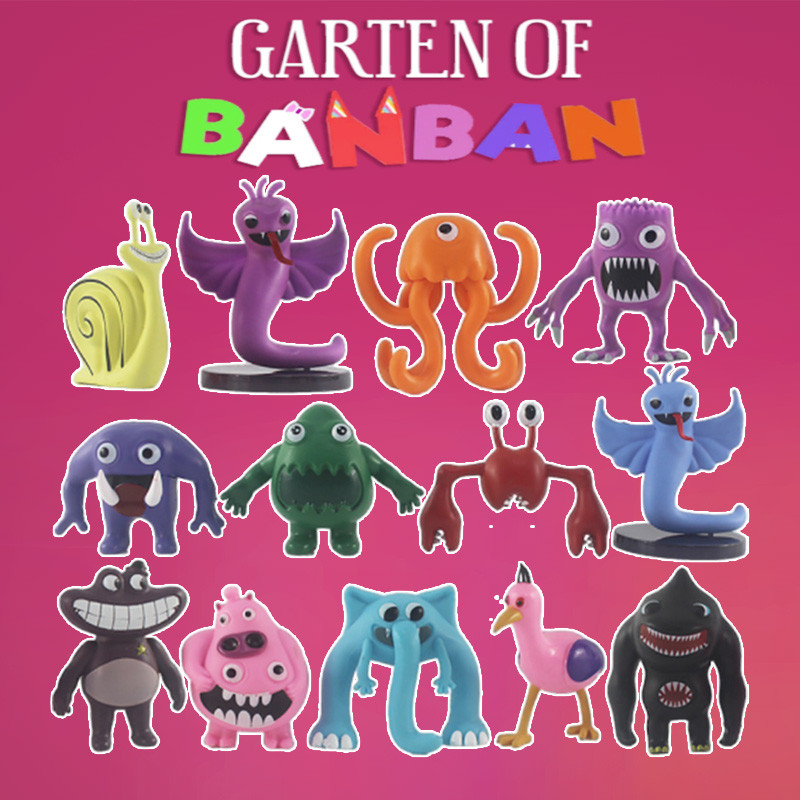 Garten of Banban Action Figure Monster Elephant Little Beak Jumbo Josh ตุ๊กตาเครื่องประดับของเล่นสะสม