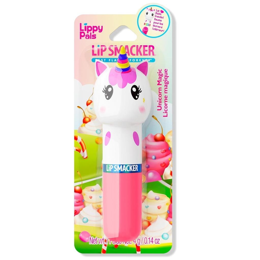 Lip acker Lippy Pals Unicorn, Flavoured Moisturizing & Sothing Soft Shine Lip Balm, Hydrating & Prot