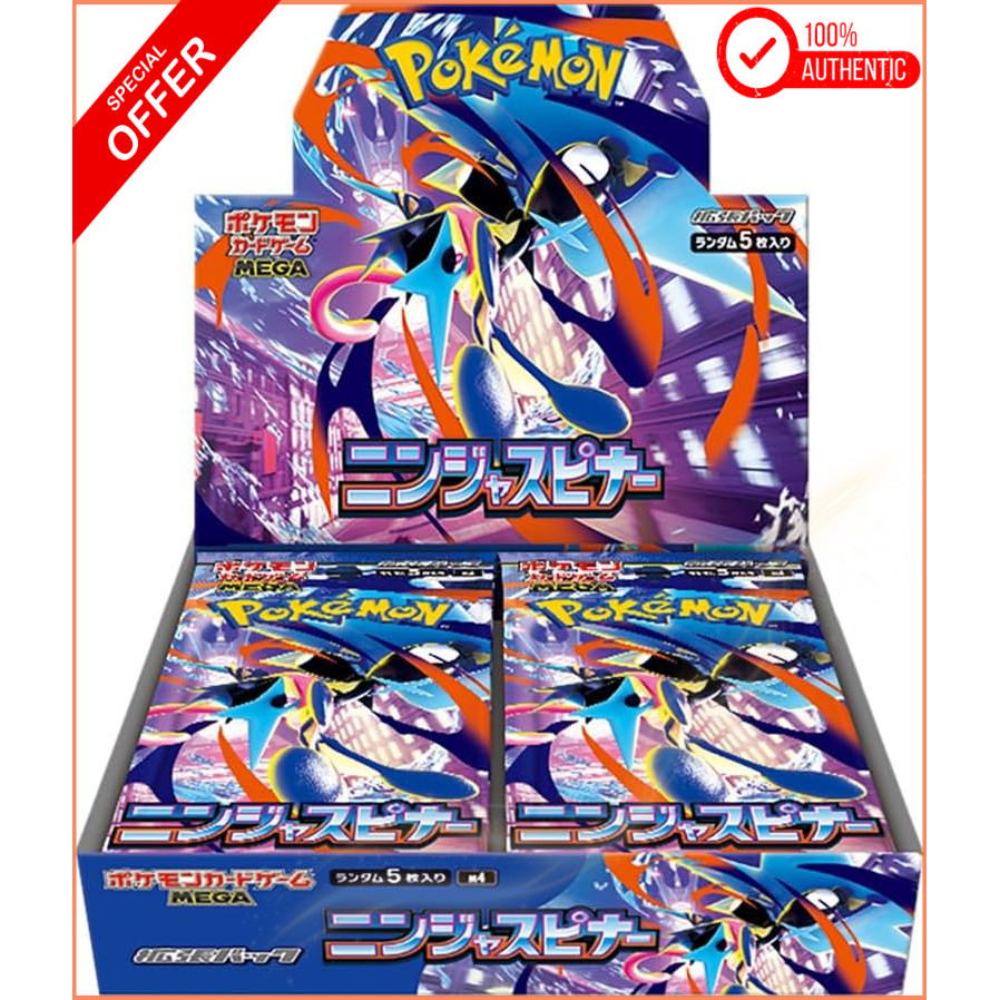 Pokémon Card Game MEGA Expansion Pack Ninja Spinner BOX