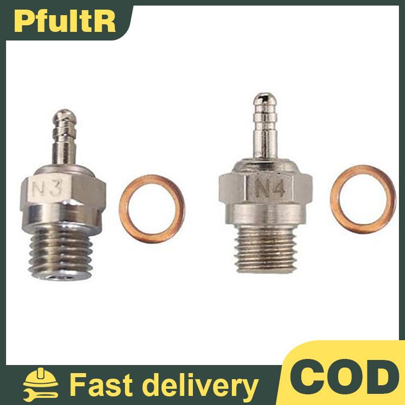 PfultR 1 ชิ้น Universal 8 Glow Plug N3 N4 Spark Nitro ชิ้นส่วนเครื่องยนต์สําหรับ HSP RC รถ Part