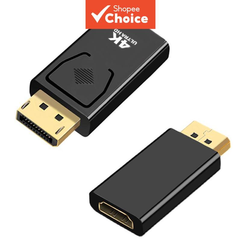 HENAWA VC743 ตัวแปลง DisplayPort เป็น HDMI 4K 30Hz ทนทาน ถักทอ สําหรับคอมพิวเตอร์ แล็ปท็อป ทีวี