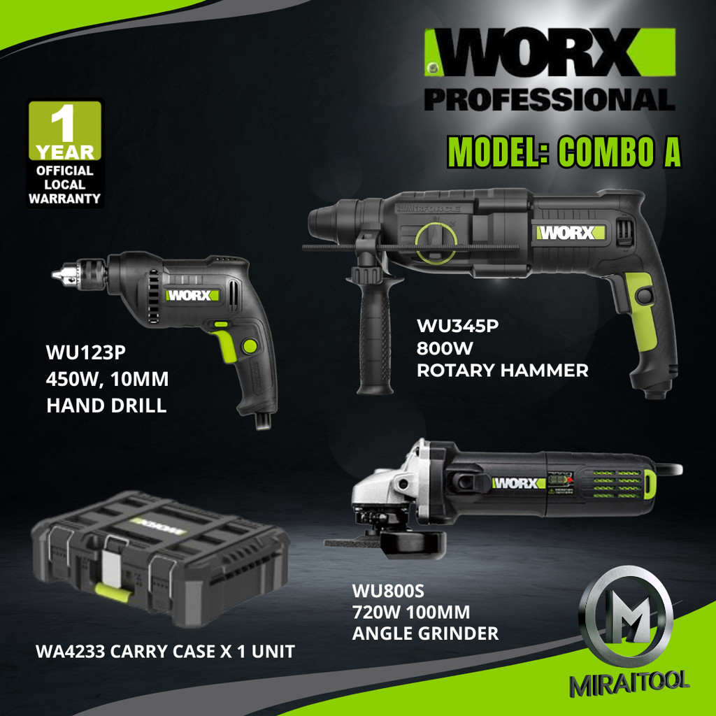 Worx WU800S เครื่องเจียร์มุม