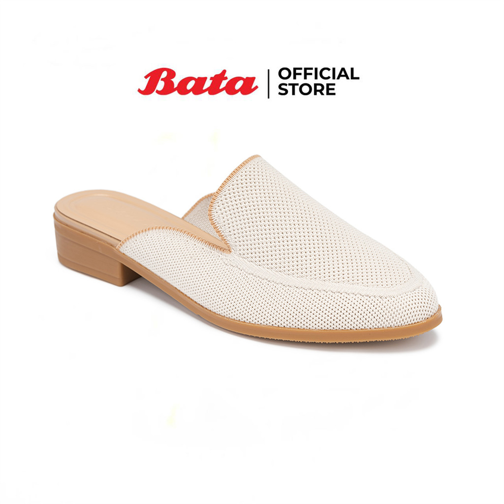 Bata บาจา รองเท้าแบบสวมเปิดสน สำหรับผู้หญิง รุ่น LAUPER  สีงาช้าง 5911386 สีดำ 5916386