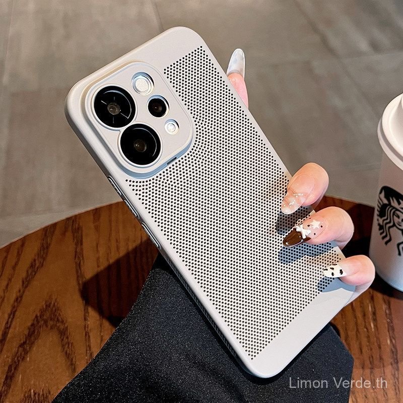 เคสโทรศัพท์สําหรับ vivo V70 X300FE X200FE V60 X300 รวมทุกอย่างเคสระบายความร้อนตาข่ายกันกระแทก