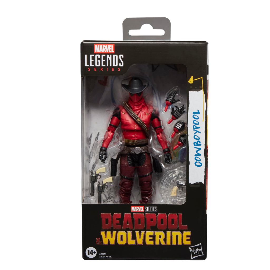Hasbro MARVEL Marvel Legends Series คาวบอยพูล Marvel Studios Deadpool Wolverine Collection 15 ซม