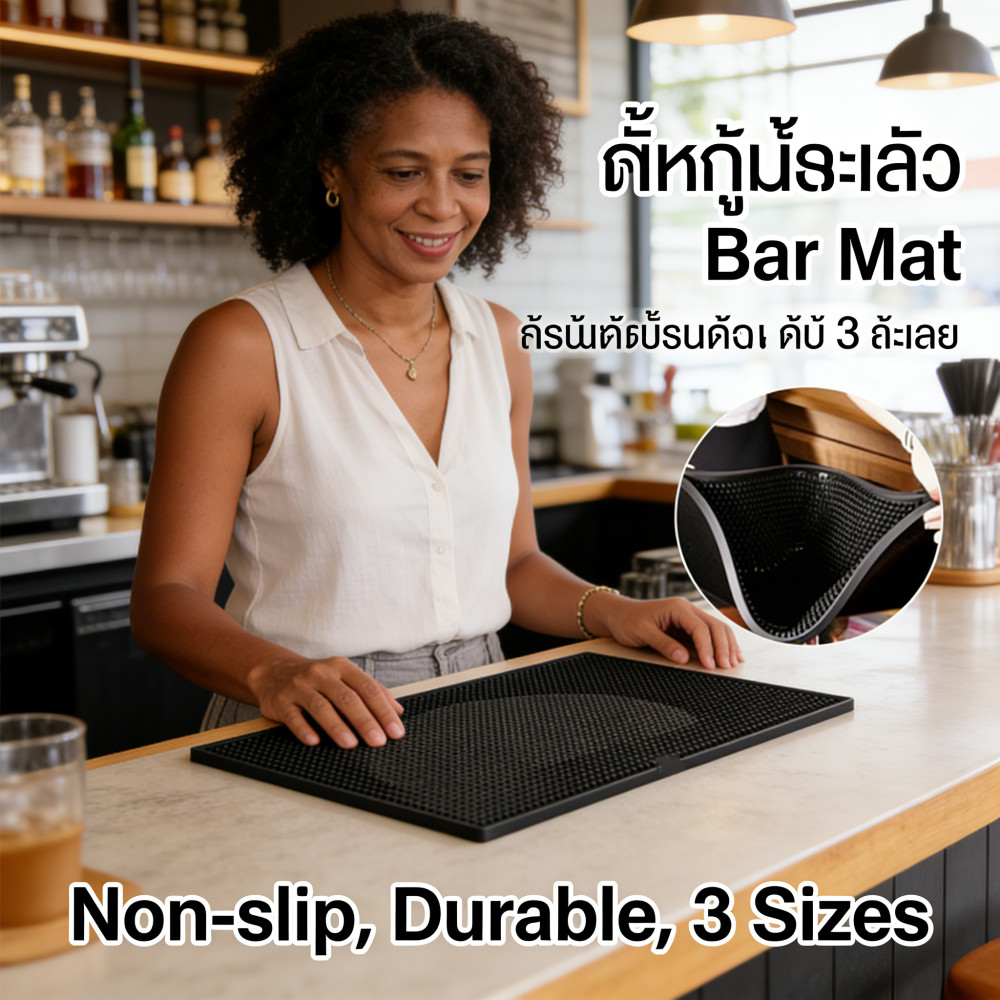 เสื่อโต๊ะกาแฟ ขนาดใหญ่ แผ่นดูดน้ำ บาร์ แบบแห้งเร็ว สำหรับวางจาน