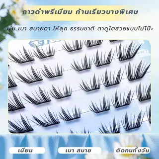 【G15 หมวยกรุบ】 Milaiขนตาปลอมกาวในตัว รุ่นหมวยกรุบ ลุคตาหวานคมแบบสาวเอเชีย มีเสน่ห์แบบธรรมชาติ